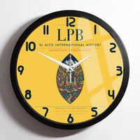 Thumbnail for El Alto International Airport LPB Wall-Clock Framed - Yellow