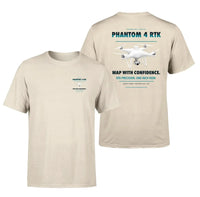 Thumbnail for DJI Phantom 4 RTK design on beige t shirt