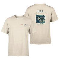 Thumbnail for Idaho Falls Regional Airport (IDA) design printed on beige double-side t-shirt