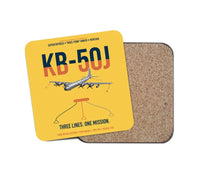 Thumbnail for KB-50J Superfortress design on yellow 1 piece coaster
