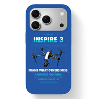 Thumbnail for DJI Inspire 3 Case design on blue iphone case