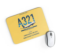 Thumbnail for Airbus A321LR design on yellow rectangle mouse pad