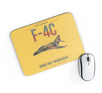 Thumbnail for F-4C Phantom II design on yellow rectangle mouse pad