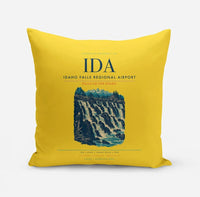 Thumbnail for Idaho Falls Regional Airport (IDA) design on yellow pillow