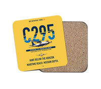 Thumbnail for Airbus C295 MPA/ASW design on yellow 1 piece coaster