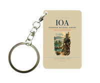 Thumbnail for Ioannina National Airport (IOA) design on beige key chain