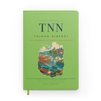 Thumbnail for Tainan Airport (TNN) design on light green notebook