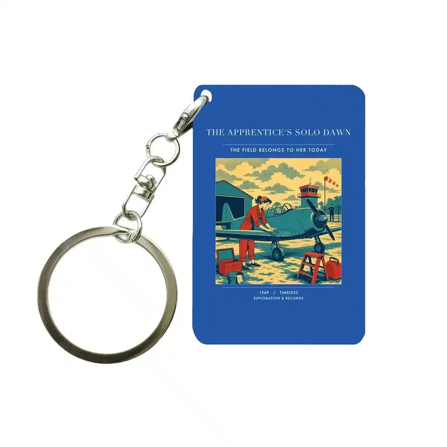 VINTAGE G4427 - The Apprentice's Solo Dawn - Designed Key Chain design on blue