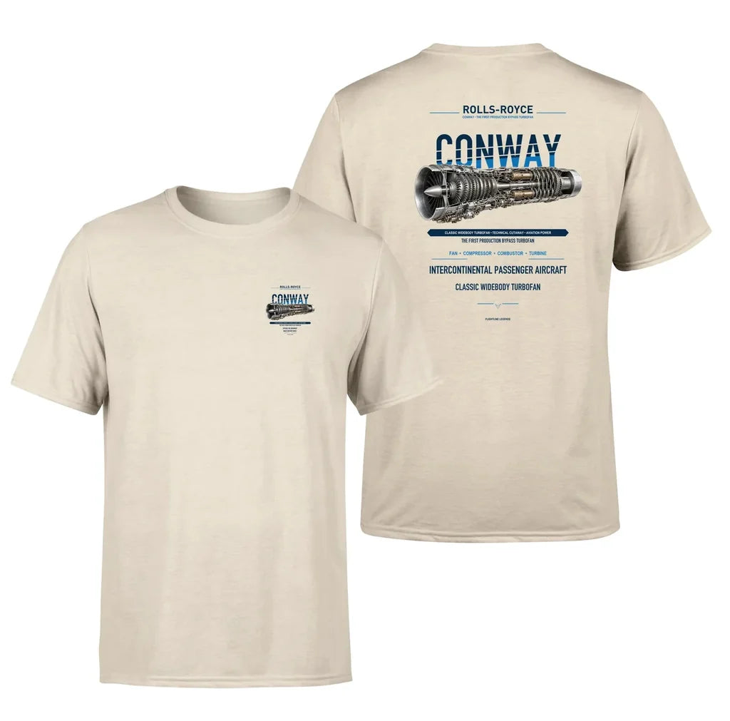 CONWAY design on beige t shirt