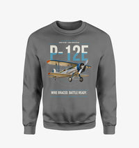 Thumbnail for Boeing P-12E design on gray sweatshirt