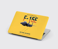 Thumbnail for F-15E Strike Eagle Deep Strike Any Weather design on yellow MacBook case
