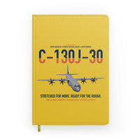 Thumbnail for C-130J-30 Super Hercules design on yellow notebook
