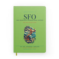 Thumbnail for San Francisco International Airport (SFO) design on light green notebook