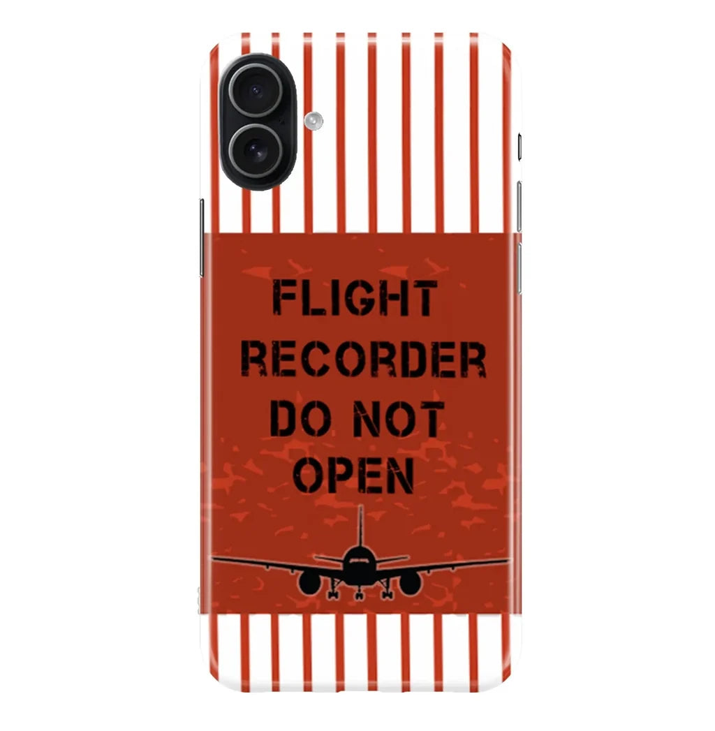 Flight Recorder Do Not Open iPhone Case - view 3