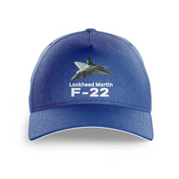 Thumbnail for The Fighter Jet 22 Silhouette printed hat - blue