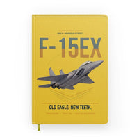 Thumbnail for F-15EX Eagle II design on yellow notebook