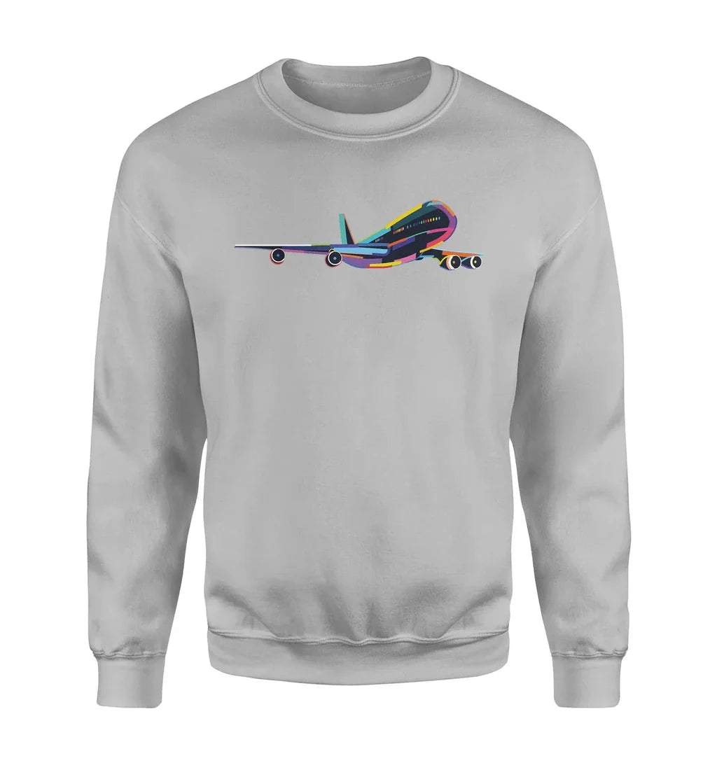 Multicolor Airplane Sweatshirt - view 3