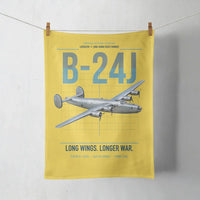 Thumbnail for B-24J Liberator design on yellow towel