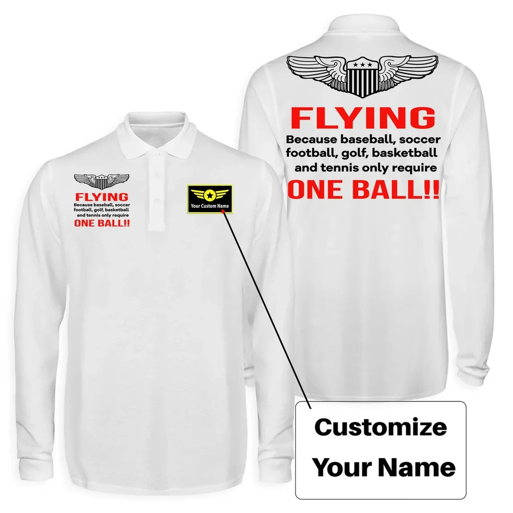 Customisable Flying One Ball T-Shirt - view 3