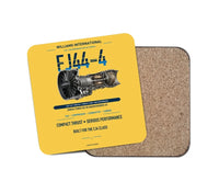 Thumbnail for FJ44-4 design on yellow 1 piece coaster