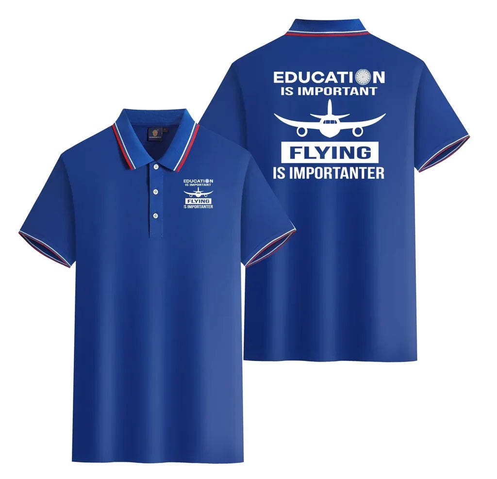 Flying is Importanter Polo Shirt - view 3