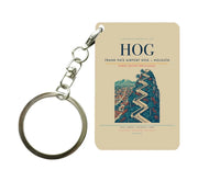 Thumbnail for Frank País Airport (HOG) design on beige key chain