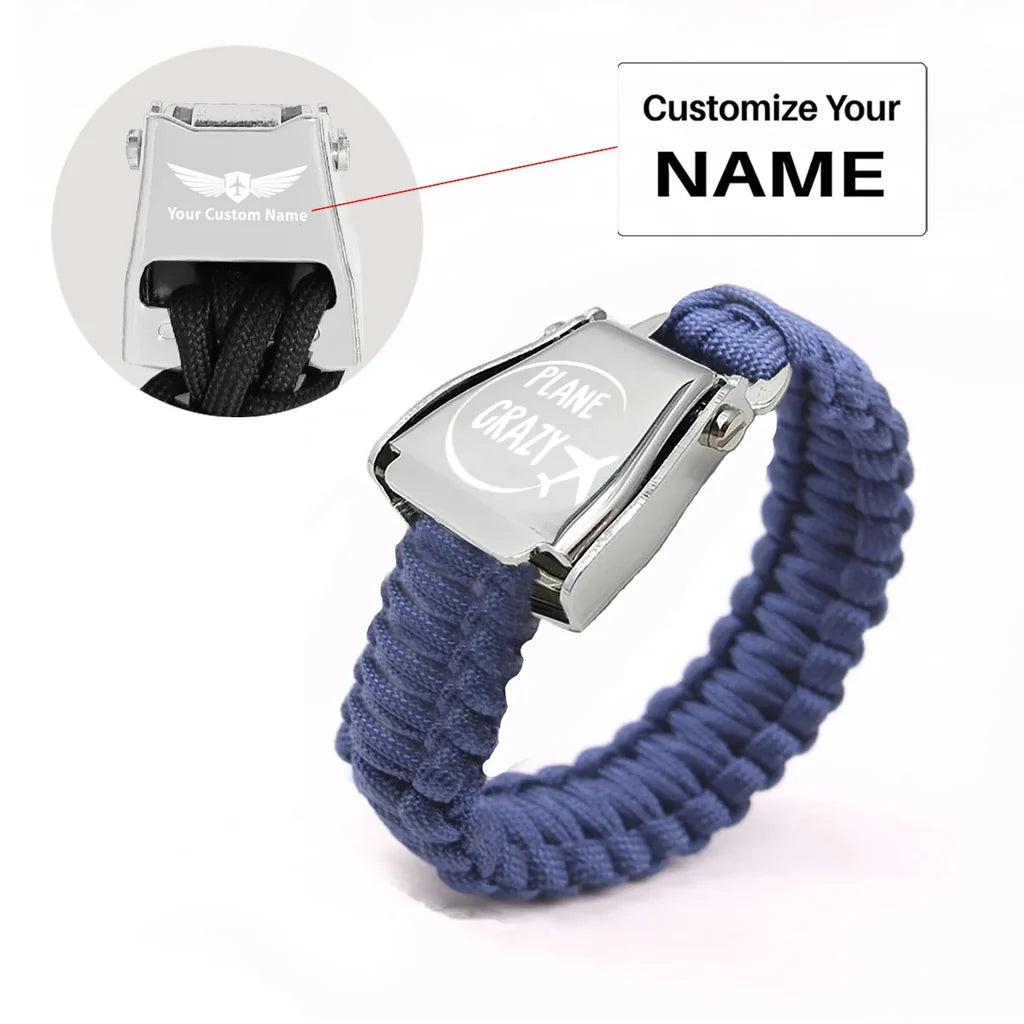 Customisable Plane Crazy Bracelet - view 3
