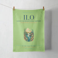 Thumbnail for Iloilo International Airport (ILO) design on light green towel