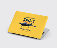 Thumbnail for F6U-1 Pirate Fire Built in the Tail design on yellow MacBook case