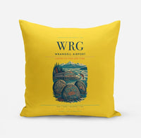 Thumbnail for Wrangell Airport (WRG) design on yellow pillow