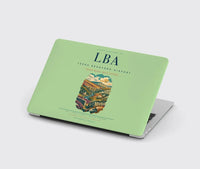 Thumbnail for Leeds Bradford Airport (LBA) design on light green MacBook case