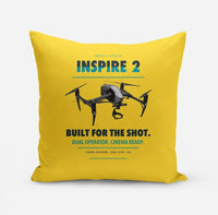 Thumbnail for DJI Inspire 2 design on yellow pillow