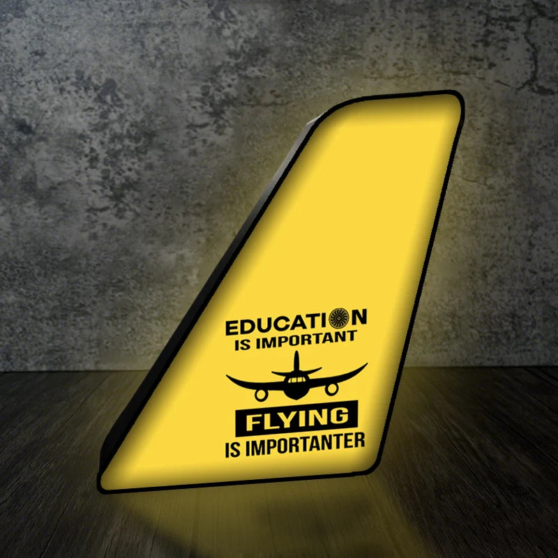 Flying is Importanter 3D Lamp - view 3