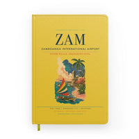 Thumbnail for Zamboanga International Airport (ZAM) design on yellow notebook