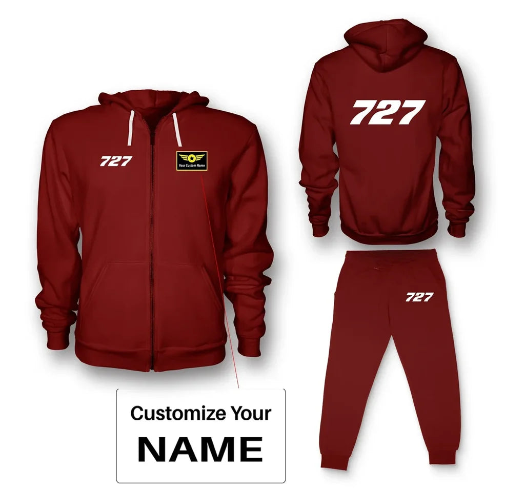 Customisable Boeing 727 Hoodie - view 3