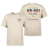 Thumbnail for KB-50J Superfortress design on beige double-side t-shirt, double-side print