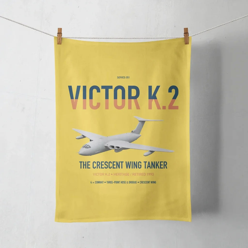 Handley Page Victor K.2 design on yellow towel