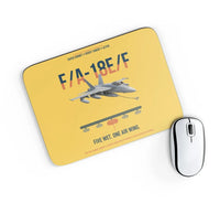 Thumbnail for F A-18E F Buddy Tanker design on yellow rectangle mouse pad