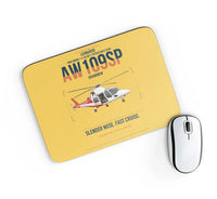 Thumbnail for Leonardo AW109SP GrandNew design on yellow rectangle mouse pad