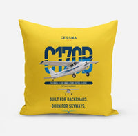 Thumbnail for Cessna 170B design on yellow pillow