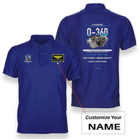 Thumbnail for O-360 design on blue polo with custom name badge