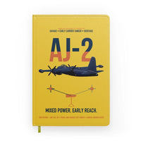 Thumbnail for AJ-2 Savage Tanker design on yellow notebook