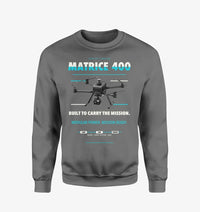 Thumbnail for DJI Matrice 400 design on gray sweatshirt