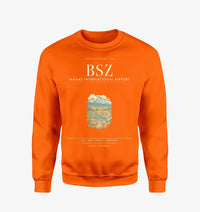 Thumbnail for Manas International Airport Bishkek BSZ Sweatshirt - Orange