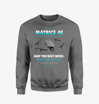 Thumbnail for DJI Matrice 4E design on gray sweatshirt