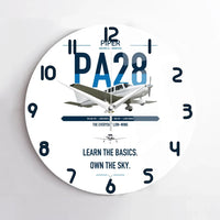 Thumbnail for Piper PA-28-181 Archer LX design on white no frame wall clock