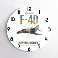 Thumbnail for F-4D Phantom II design on white no frame wall clock