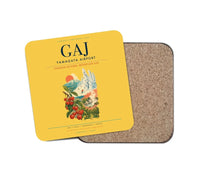 Thumbnail for Yamagata Airport (GAJ) design on yellow 1 piece coaster