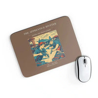 Thumbnail for VINTAGE G4530 - The Apprentice Riveter - Designed Mouse Pads design on brown rectangle