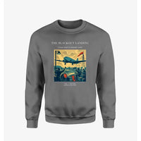 Thumbnail for VINTAGE G4501 - The Blackout Landing - Designed Sweatshirts design on gray